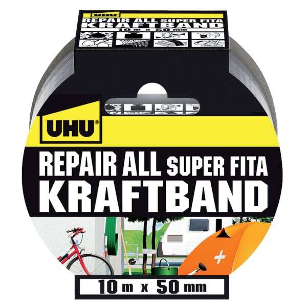 UHU Repair all Kraftband (B)50 mm x (L)10 m, silber