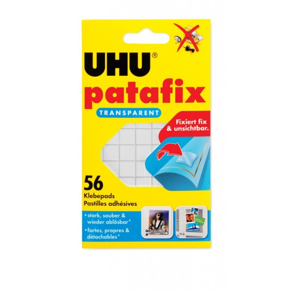 Klebepad patafix transparent