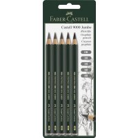 Bleistift Castell 9000 Jumbo - HB-8B, auf Blisterkarte