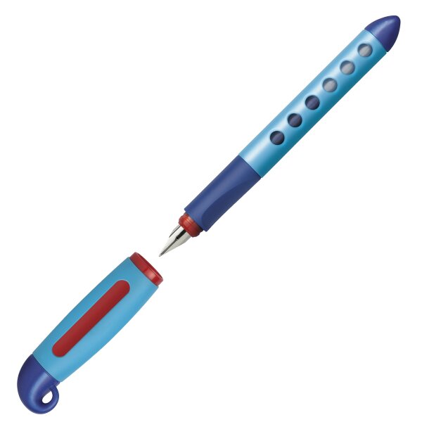 Schreiblernfüller Scribolino Linkshänder, Feder: L - blau