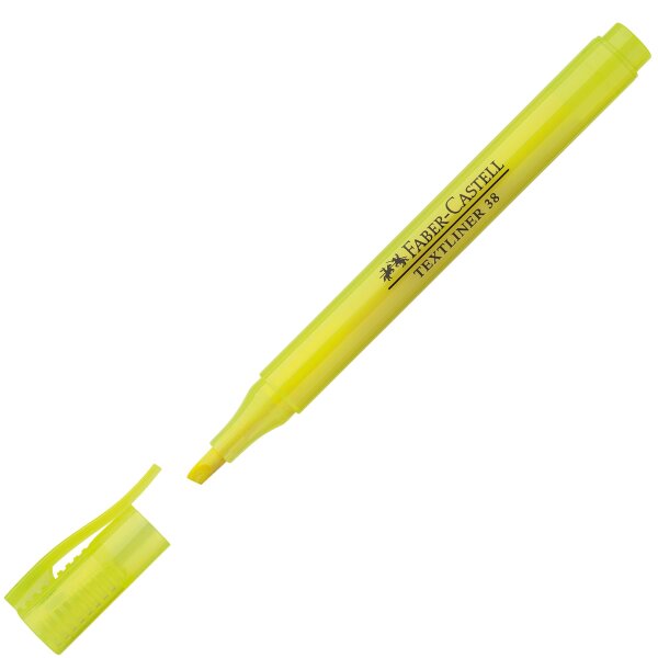Textmarker TEXTLINER 38, gelb,
