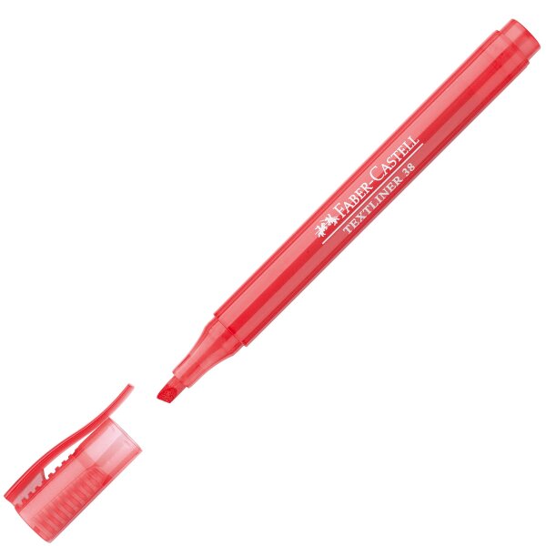 Textmarker TEXTLINER 38, rot