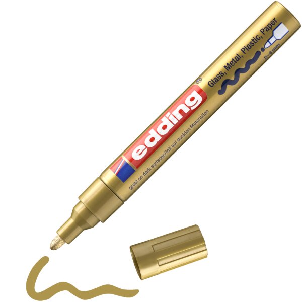 Glanzlack-Marker creative 750, 2 - 4 mm, gold