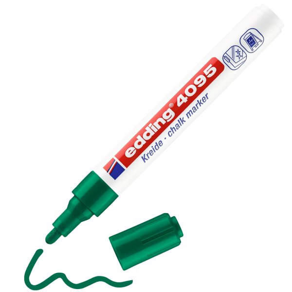 Kreidemarker e-4095 Rundspitze 2-3mm - grün