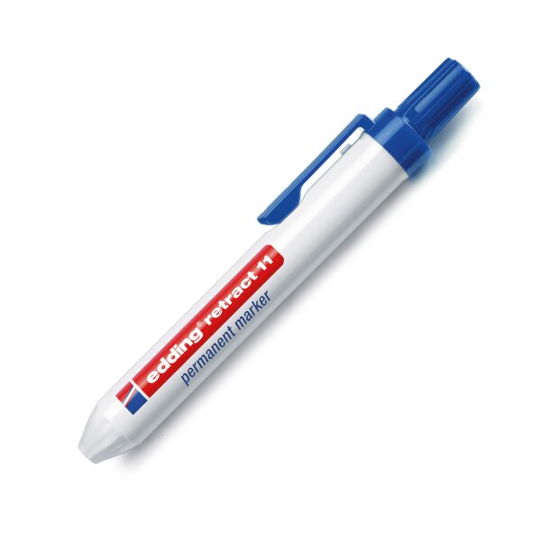 edding 11 retract Permanentmarker blau