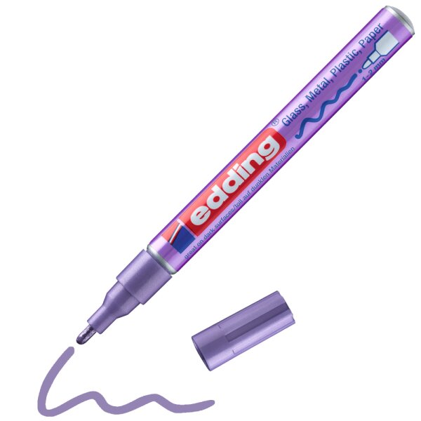Glanzlack-Marker creative 751, 1 - 2 mm, violett-metallic