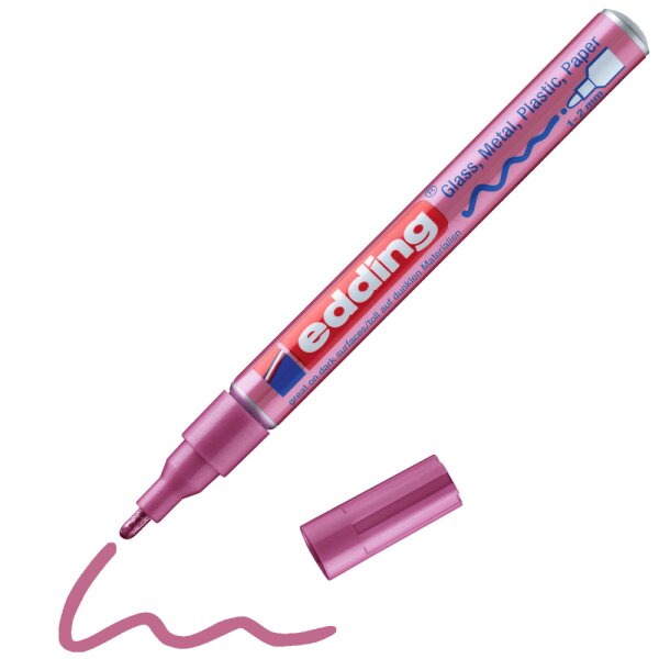 Glanzlack-Marker creative 751, 1 - 2 mm, pink-metallic