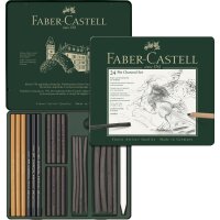 PITT Charcoal Set - 24er Metalletui