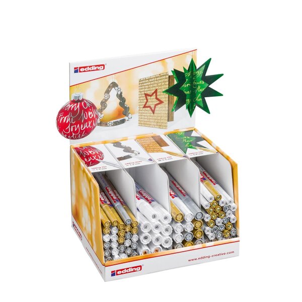 edding 51957 Disp Lackmarker Xmas gloss/mattDE