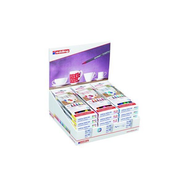Porzellan-Pinselstift Display 4200, 18-teiliges...