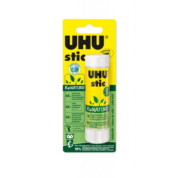 UHU stic 40g ReNATURE - Blister