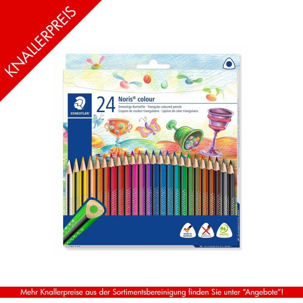 Farbstift Noris® colour Dreikant 24er Kartonetui