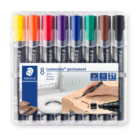 Permanentmarker Lumocolor permanent - 8er Box