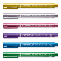 Layout marker Metallic pen 8323 approx. 1-2 mm - all colours silver