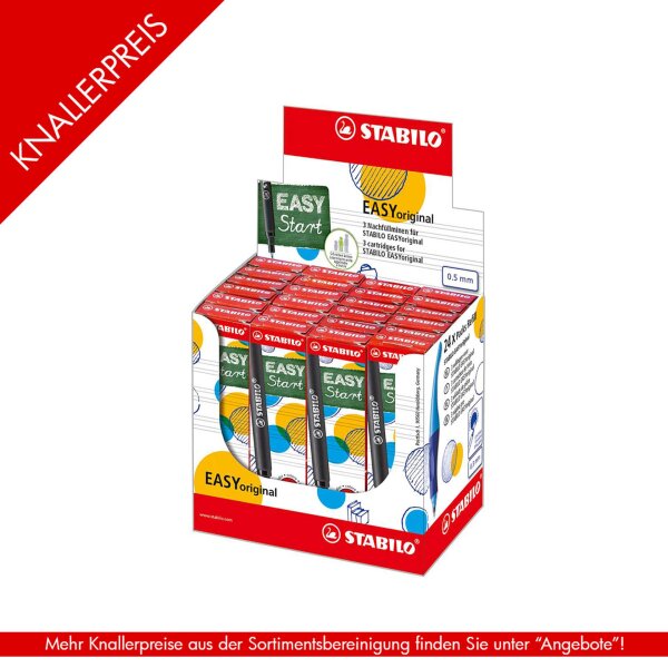 STABILO EASYoriginal Patronen medium rot 3er Schachtel