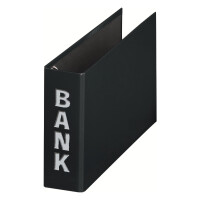 Bankordner 25x14cm Basic Colours Bubi schwarz