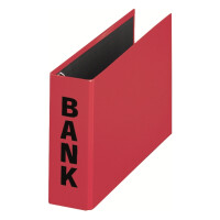 Bankordner 25x14cm Basic Colours Bubi rot