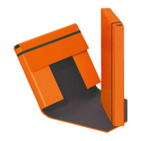 Sammelbox A4 Trend Gummizugverschluss orange