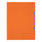 Ordnungsmappe Style up Karton 5 Fächer orange
