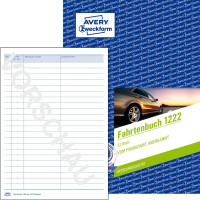 Formularbuch 1222 Fahrtenbuch RC A5 - 32 Blatt