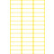 Vielzweck-Etiketten, 20 x 8 mm, weiß, Kleinpackung, 34St