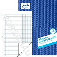 Formularbuch 451 Kolonnenbuch 3-fach A4 - 2 x 50 Blatt