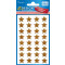 CHR Glamour Sticker Sterne gold, Inhalt: 1 Bogen