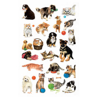 SL Sticker Hunde+Katzen Papier