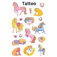 KID Tattoos Pferde beglimmert, Inhalt: 1 Bogen, Style