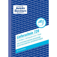Formularbuch 724 Lieferschein A6 - 2 x 50 Blatt