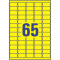 Mini-Etikett 38,1x21,2mm gelb Stick&Lift