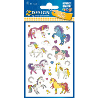 Kid Papier Sticker Pony gepr, Inhalt: 1 Bogen