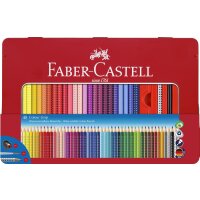 Crayon de couleur Color GRIP, étui métallique de 48 pièces