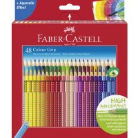 Crayon de couleur Color GRIP, étui de 48 pièces