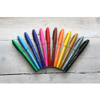 Kalligrafiestift Sign Pen Brush Pinselspitze: 0,2 - 2,0mm - 108er Display