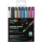 Marker POSCA PC-1MR extra-feine kalibrierte Spitze 0,7 mm - 8er Set Metallic sortiert