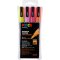 Marker POSCA PC-3M fein Rundspitze 0,9-1,3 mm - 4er Etui Glitter-Farben hell