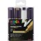 Marker POSCA PC-8K breit Keilspitze 8 mm - 4er Etui sortiert