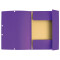 Eckspannmappe A4, 400g/qm Karton - violett VE=50