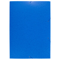 Eckspannmappe A2, 600g/qm  Karton - blau