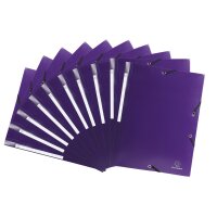 Eckspannmappe PP A4, - violett