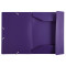 Eckspannmappe PP A4, Unifarben 400µ - violett
