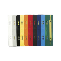 Heftstreife PP Metall 10 farb sort - 500er Pack