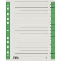 Trennblatt Mikroperf 230g/qm grün - 100er Pack