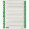Trennblatt Mikroperf 230g/qm grün - 100er Pack