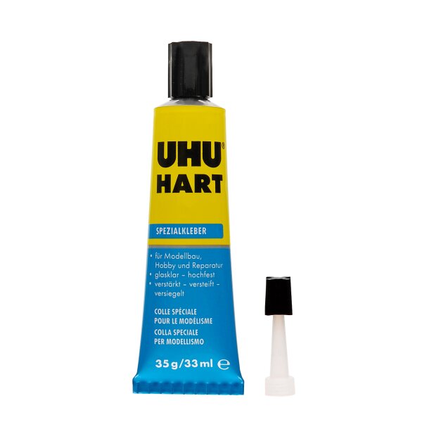 UHU Spezialkleber HART, mit Lösungsmittel, 35g in Tube