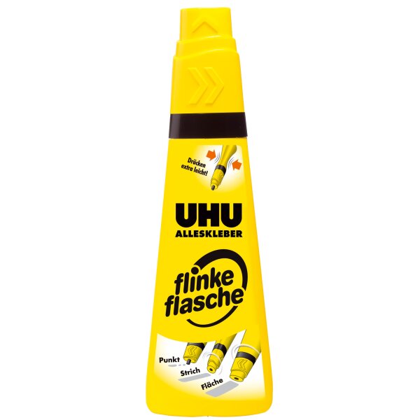 UHU Alleskleber flinke flasche, mit Lösungsmittel - 90g...