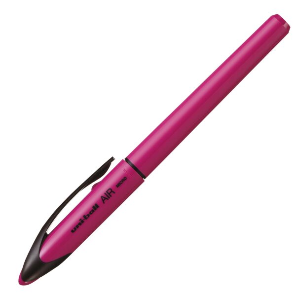 Tintenroller uni-ball AIR Trend 0,35 bis 0,55 mm - pinker Schaft, Schreibfarbe blau
