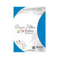 Briefumschlag Grain de Pollen C6, 5er Pack -  azur