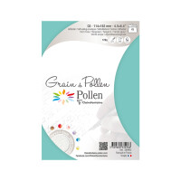 Briefumschlag Grain de Pollen C6, 5er Pack -  Seegrün